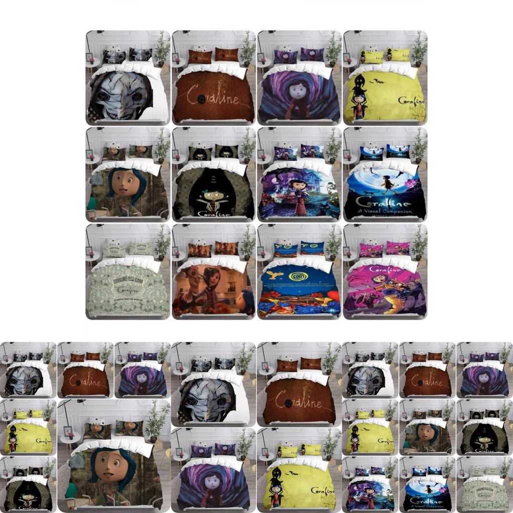 Luxurious 3d Bed Sheet Set With Vibrant Digital Print Soft Polyester Fabric For Queen Size Beds