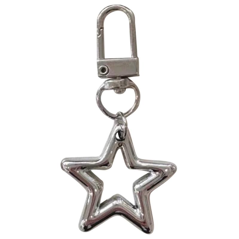 

Bowknot/Star/Heart Keychain Pendant Butterfly Key Chain Fashionable Bow Phone Charm Ornament for Camera Car Key Bag