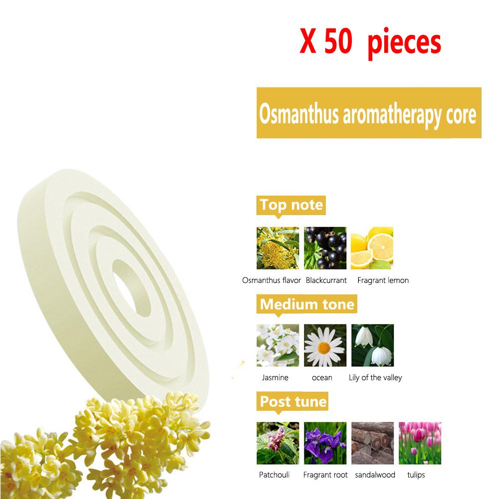 1-50 PCS Solar Car Air Freshener Air Outlet Clips Replacement PE Auto Perfume Slice Fragrance Purifier Supplement