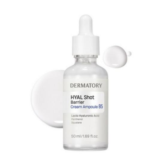 Dermatory Hyal Shot Barrier Cream Ampoule B5 Hydrating & Skin Barrier Care 50ml