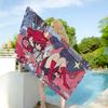 Popular Singer Kasanes Teto Anime Beach Swimming Towel Soft Absorbent Washcloth Children's Gifts for Kids Travel Camping Gym
