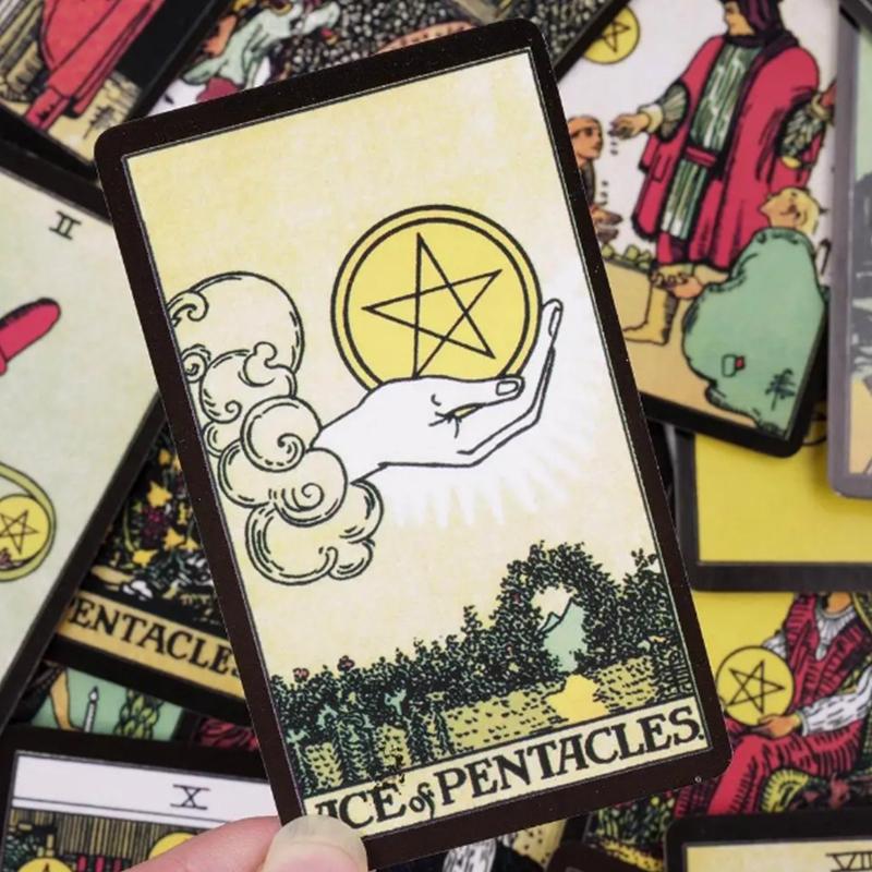 Primary A_E_tarot Oracle Card Party Game Family Friend Table Game Party Tarot Card Primary A.E Tarot 78pcs Party Favor Gift