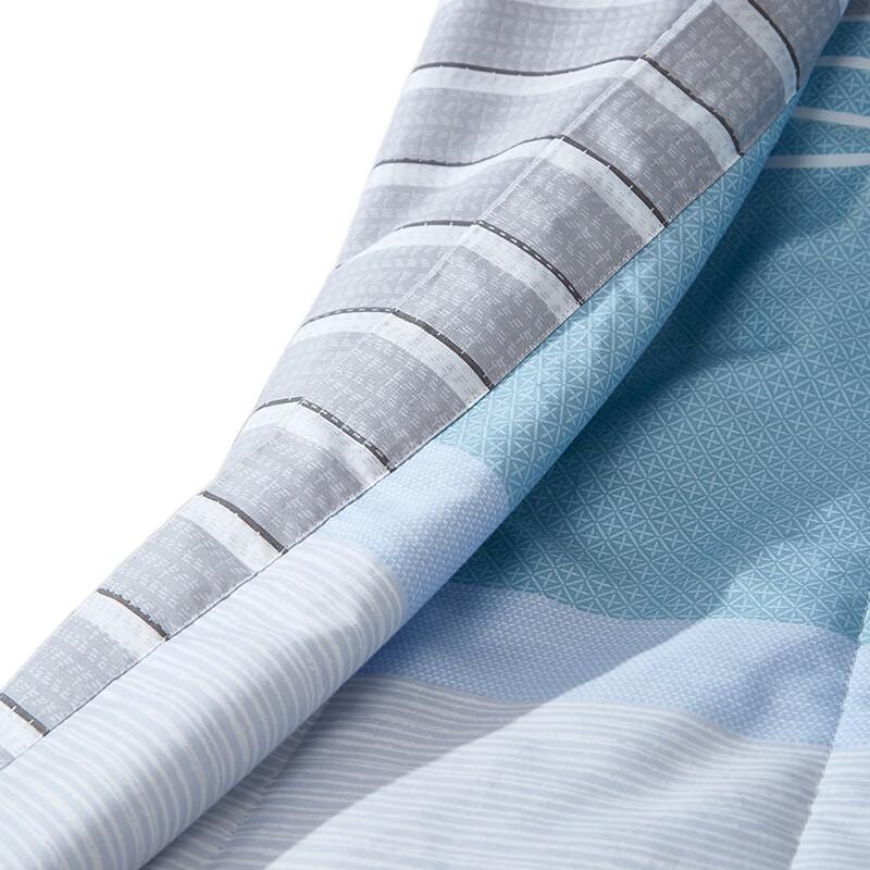 Yiyi'ai 100% Cotton Stripe Grid Summer Quilt