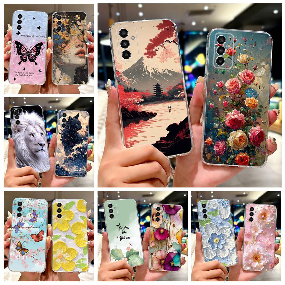 For Samsung Galaxy A13 M13 4G Case SM-A135F SM-M135F New Luxury Cover Soft Silicone Case For Samsung A13 M23 5G A136B M236B Bags