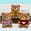 Bear Teddy Plush Toy Cartoon Soft Fill Doll Child Room Decoration Holiday Gift