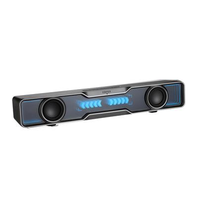 SUMMER Gold Edifier QS30 PC-Lautsprecher Soundbar Bluetooth USB-Stromversorgung mit RGB-Licht Mikrofon Dedizierte App Kompatibel mit Modus Kompatibel mit