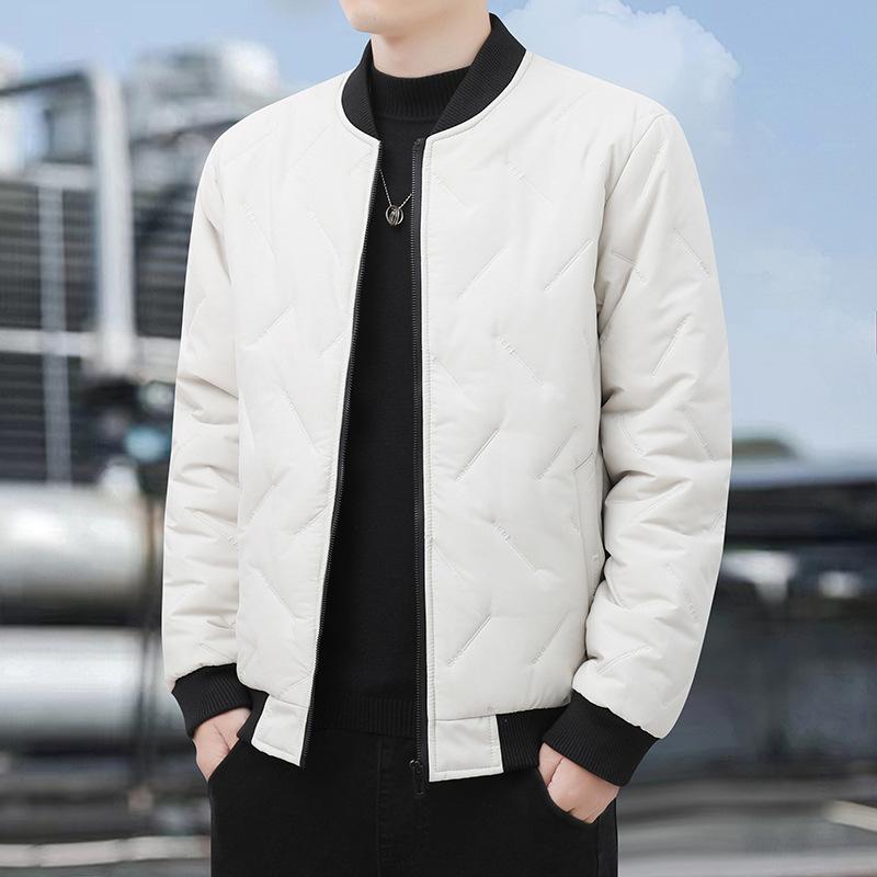 Casual down cotton jacket men's winter thickened warm cotton clothes young students Korean version of winter jacket cotton jacket
