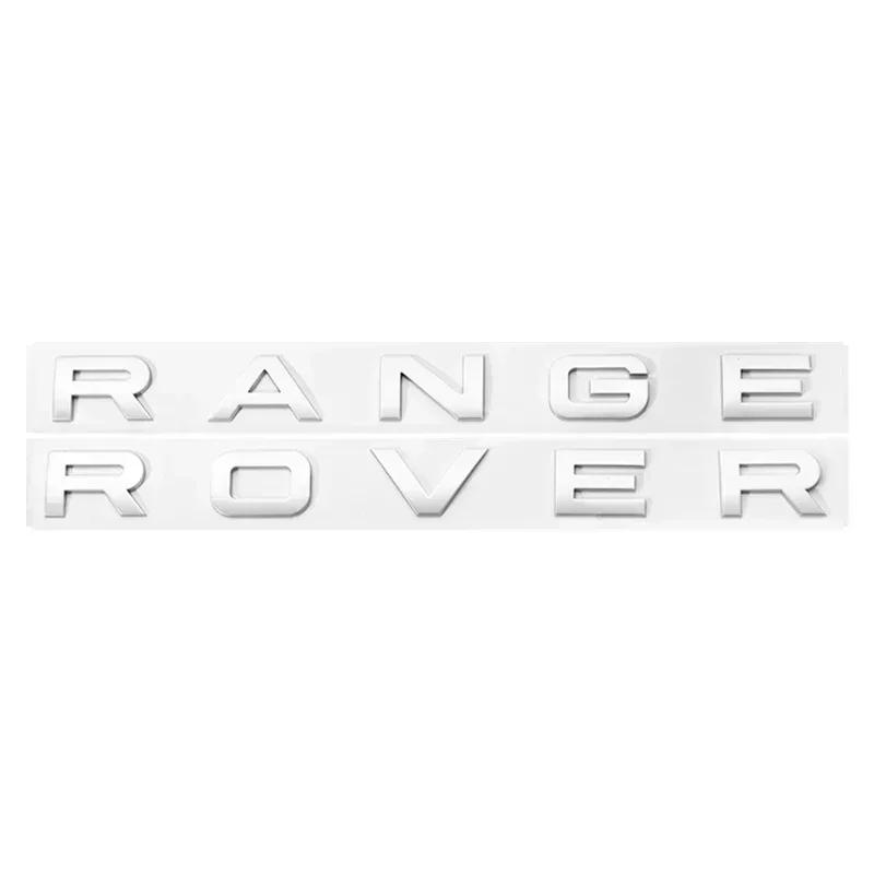 For Land Rover Discovery Defender Sport Evoque HSE 3D ABS Range Rover Car Bonnet Letters Logo Badge Emblem Sticker Accessories