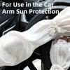 Breathable Sun Protection Sleeves Elegant Solid Color UV Protection Sleeves Elastic Long Sleeves Arm Sun Sleeves Summer Wear