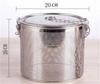 Round Hole 304 Stainless Steel Seasoning Bag Gravy Soup Taste Spice Box Basket Brine Hot Pot Slag Separation Colander Strainers