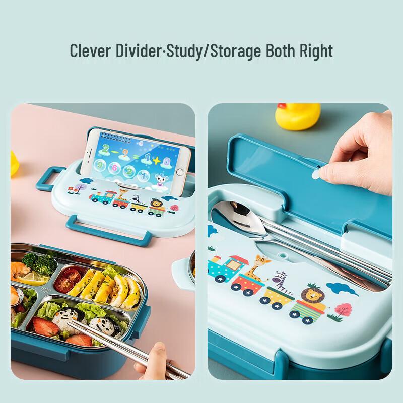 Cartoon 316 Stainless Steel Insulated Kids Lunch Box