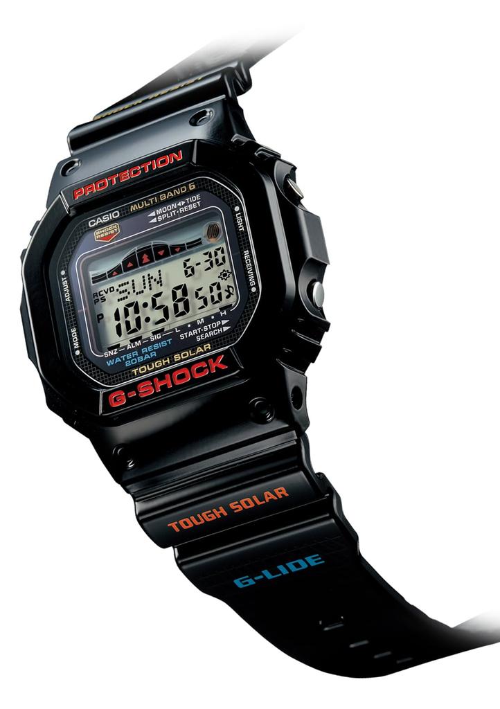Casio Solar Watch Black G-Shock G-LIDE Radio-Controlled GWX-5600-1JF Men's