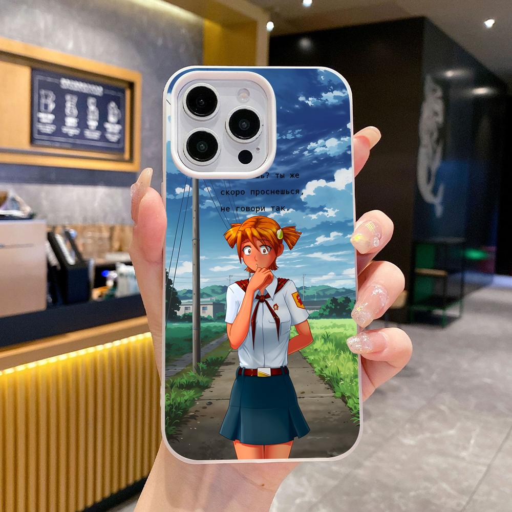 Everlasting Summer Alisa Jelly Double layer White Mobile Phone Case for iPhone 17 16 15 14 13 12 11 Air Pro Max Plus Protective