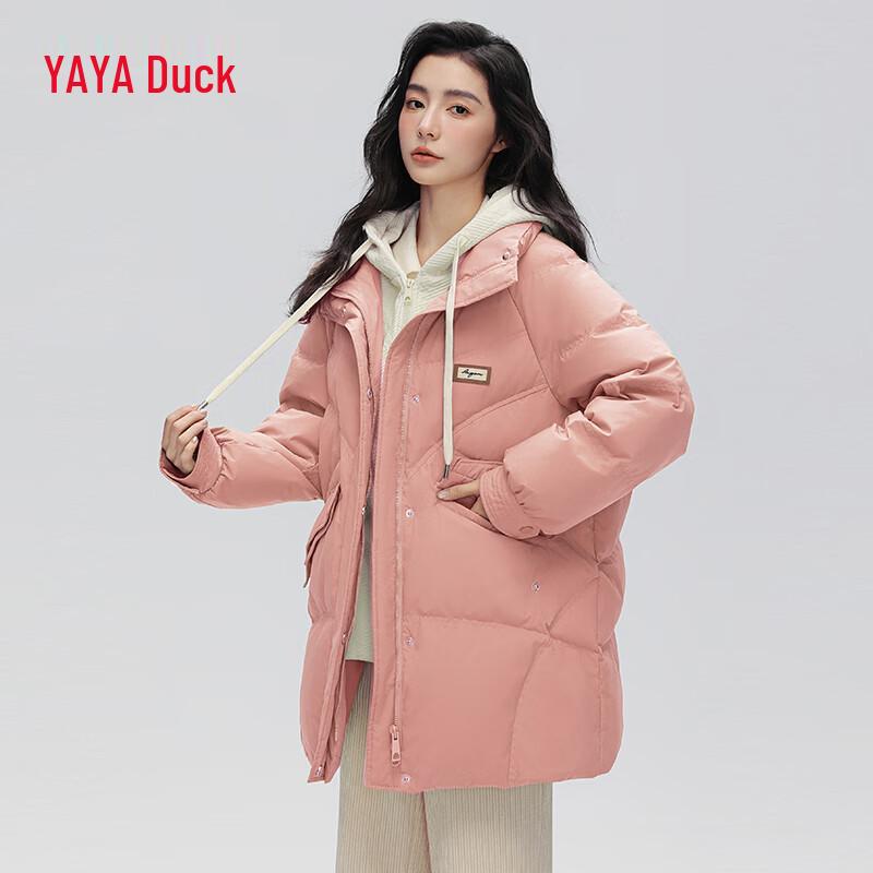 

Женский пуховик Yaya в корейском стиле с капюшоном, средней длины M