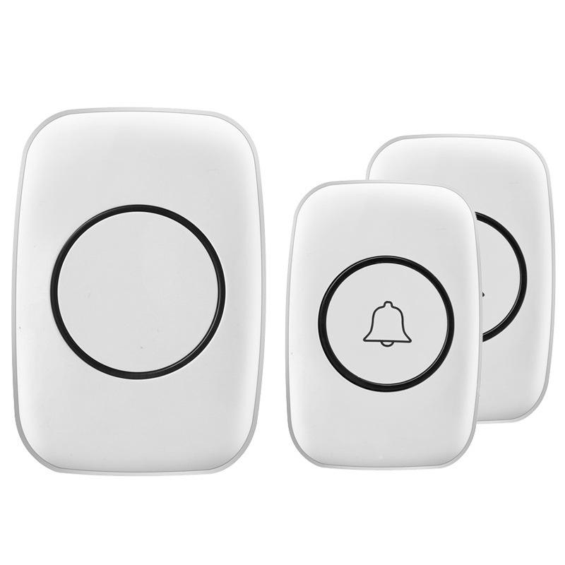 Wireless Smart Doorbell with Long-Range Remote Control – Two-in-One Electronic Doorbell White China Plug