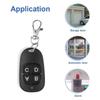 433 Mhz Duplicator Copy Code 4 Keys Remote Control Wireless Universal Door Duplicate Key Fob 433.92MHZ Cloning Gate Garage Door