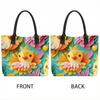  Cute Chick Printed Tote Bag Fashion Casual Large Capacity Daily Handbag for Women Outdoor Travel Shopping Carry All Purse
