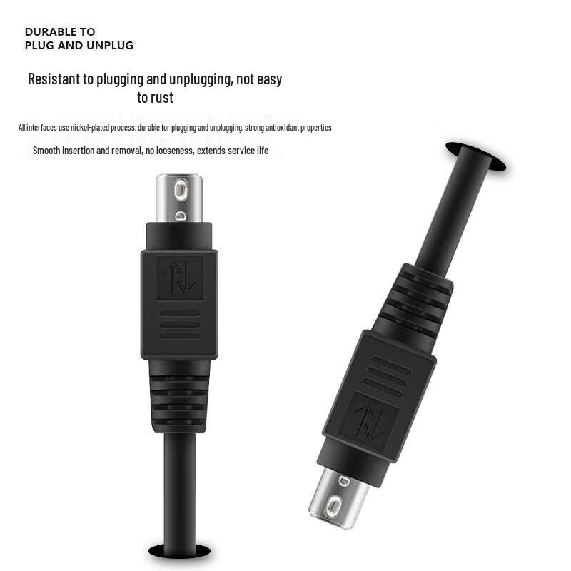 Jinneng PLC Programming Cable RS232 DB9 Female to 8-Pin Round