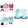 Farbenfrohes Polyester Powerpuff Girls Cosplay Kostüm Perfekt für Halloween oder Bühnenauftritte