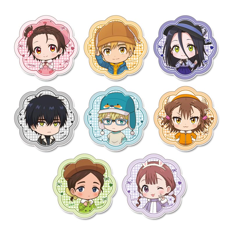 Медалист Пучичоко Коллекционные наклейки, Версия с пушистыми животными, Коробка 8 штук