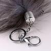 Women's Extra Large Real Fox Tail Keychain Pendant - Car/Bags Winter Charm