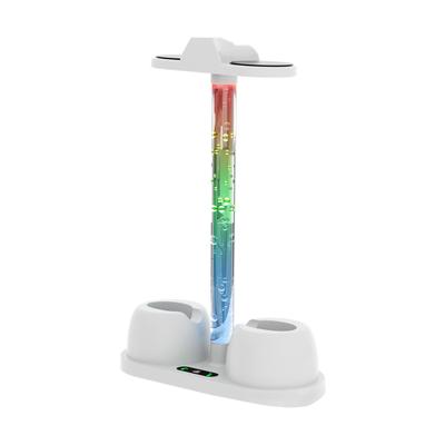 Vhodné pro nabíječky Meta Quest 3 Vhodné pro nabíjecí dok Meta Quest 3 RGB světlo Úložný držák