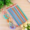 5Pcs/lot 17.5cm Striped Soft HB Pencils for Students Children Funny Bendable Pencil Safety Stationery Office School Supplies