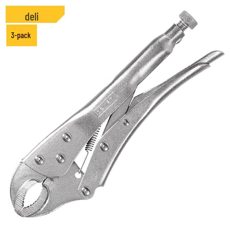 Deli 5-inch Round Mouth Locking Pliers 5 inch