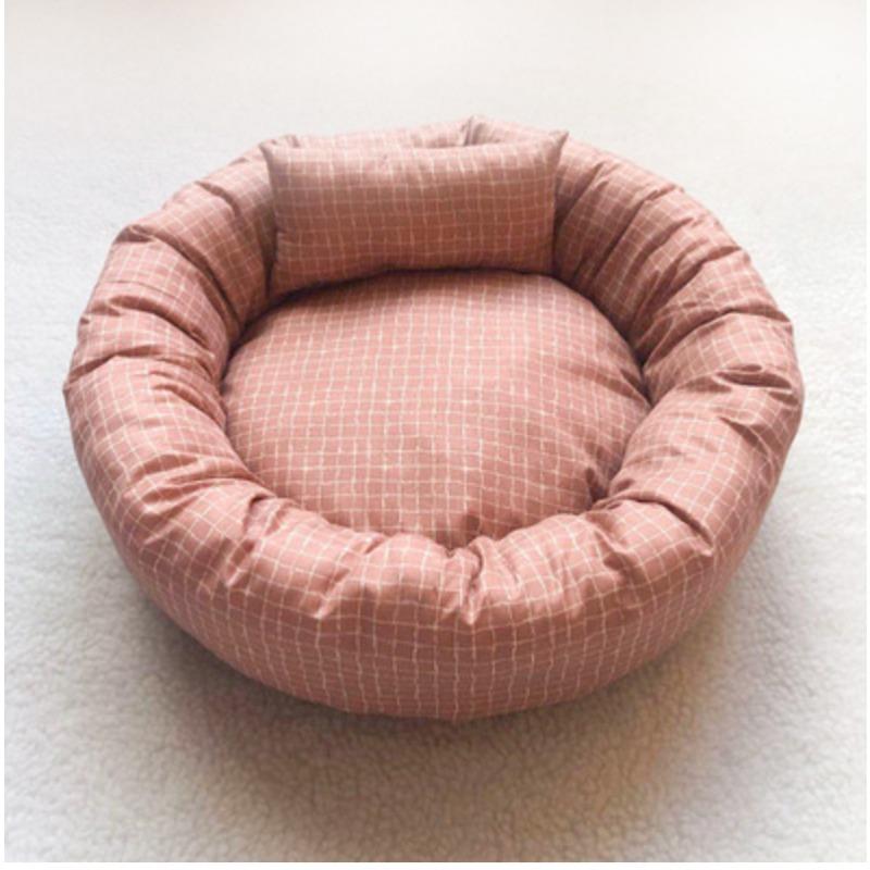 

Летняя кровать для собак, кровать для кошек, коврик для кошек, коврик для собак, хлопковое гнездо, собачья будка, диван-кровать для щенков, кровати для собак средних пород M