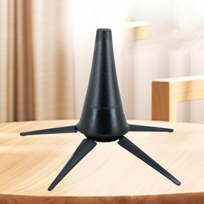 Clarinet Stand Folding Lightweight Space Saving 5 Leg Stable Sturdy Base Black Quick Setup