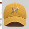 pc Retro Forest Style Flying Bird Plant Floral Cat Print Baseball Cap Casual Design Sun Hat Comfortable Lightweight Papa Hat Tr