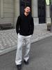 GTAL American Waffle Henley Men's Casual Long Sleeve Knit Shirt