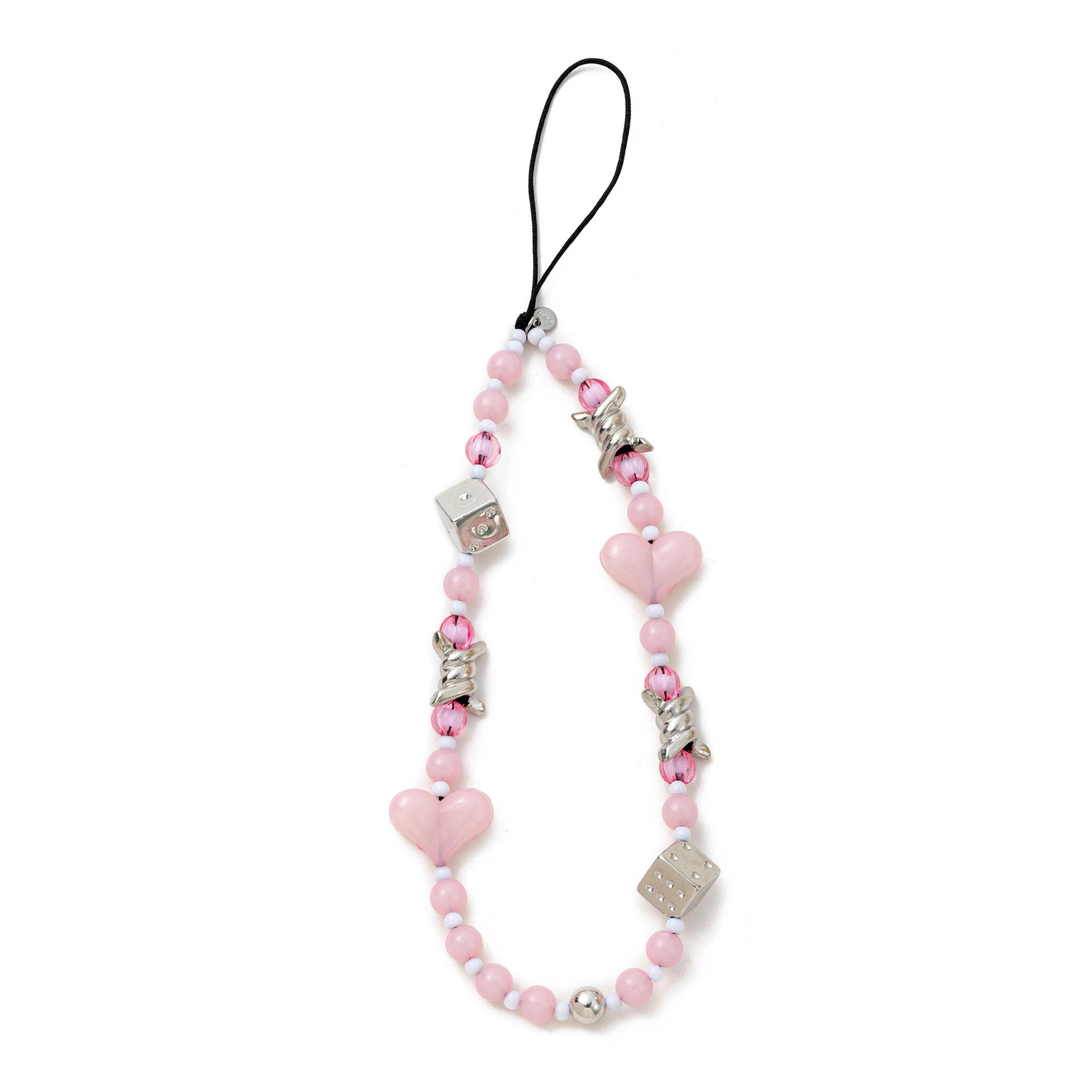 Versatile Heart Cloud Pendant Phone Chain and Camera Strap Combo