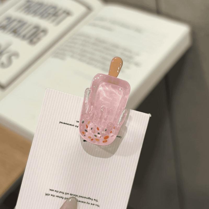 1/3/5/10Pcs Kawaii 3D Popsicle Hair Clips Cute Resin Ice Cream Hairpins Summer Sweet Bangs Clip Girls Hair Accessories