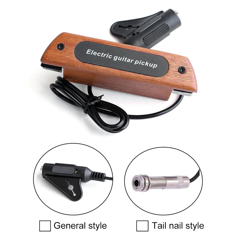 Wood Magnetic Soundhole Pickup Wood Acoustic Guitar Sound Hole Pickup Acoustic Guitar Pickup Acoustic Guitar Accessories
