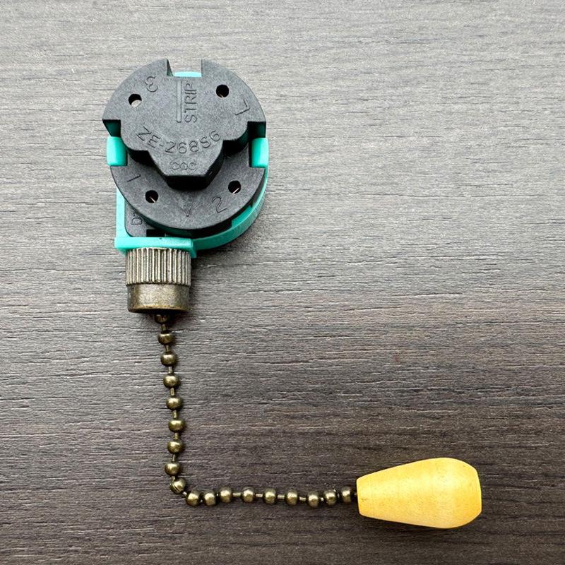 ZE-268S6 Three-Speed Ceiling Fan and Light Pull Switch Accessory
