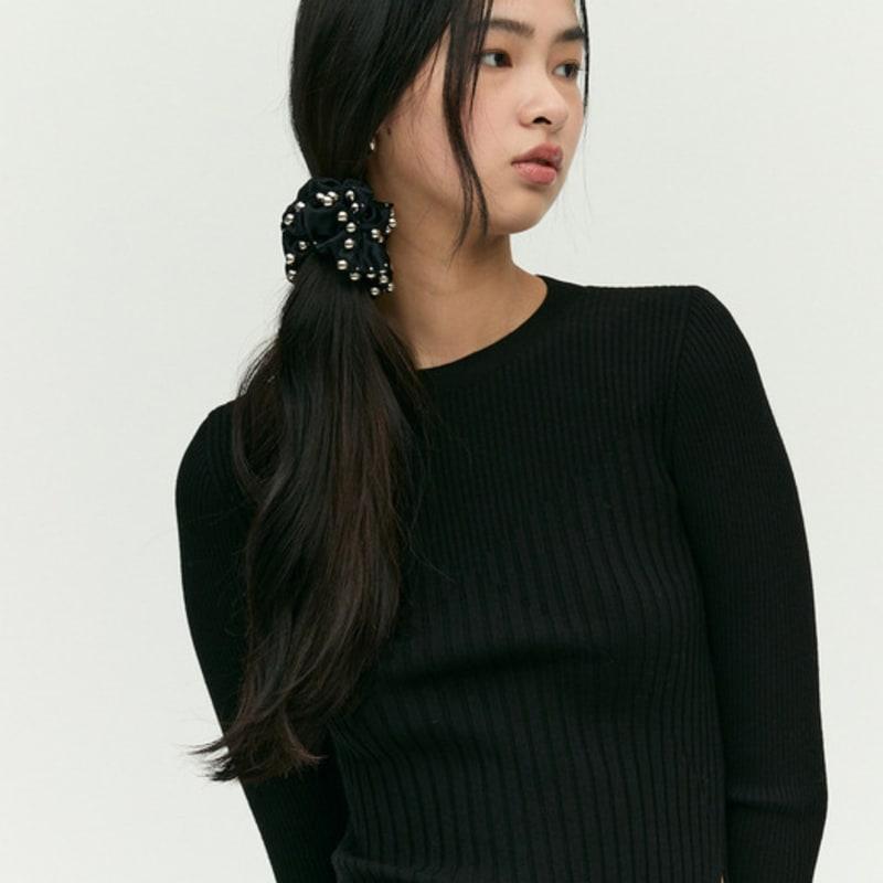 E.B.M (Edition by Michaa) Nickel-embellished Scrunchie EMP1AHA020