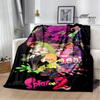 3D Cartoon Game Splatoon Printed Blanket Flannel Warm Blankets Soft and Comfortable Blanket Bed Linings Cubre Cama Birthday Gift