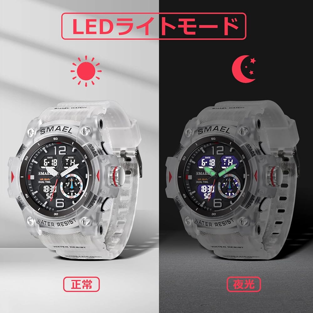 Ben Nevis Digital Men's Sports Watch Waterproof Multi-Function LED Display Outdoor Running Wristwatch