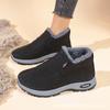 New cotton shoes for men and women, old Beijing velvet warm short boots, casual cotton boots, snow boots for women