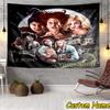 Custom Name Halloween Horror Witch Tapestry Room Decoration Wall Hanging for Living Room Bedroom, Dormitory, Birthday and Christmas Gifts