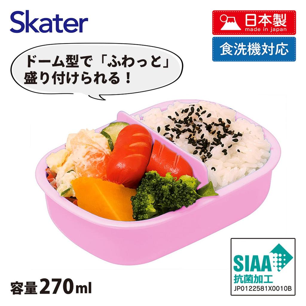 Skater Lunch Small Single Dome Soft and Made In Polar Bear QAF1AG Kids' Box, Size, Tier, 270ml, Shape, Fluffy, Antibacterial, Japan, Sumikkogurashi,