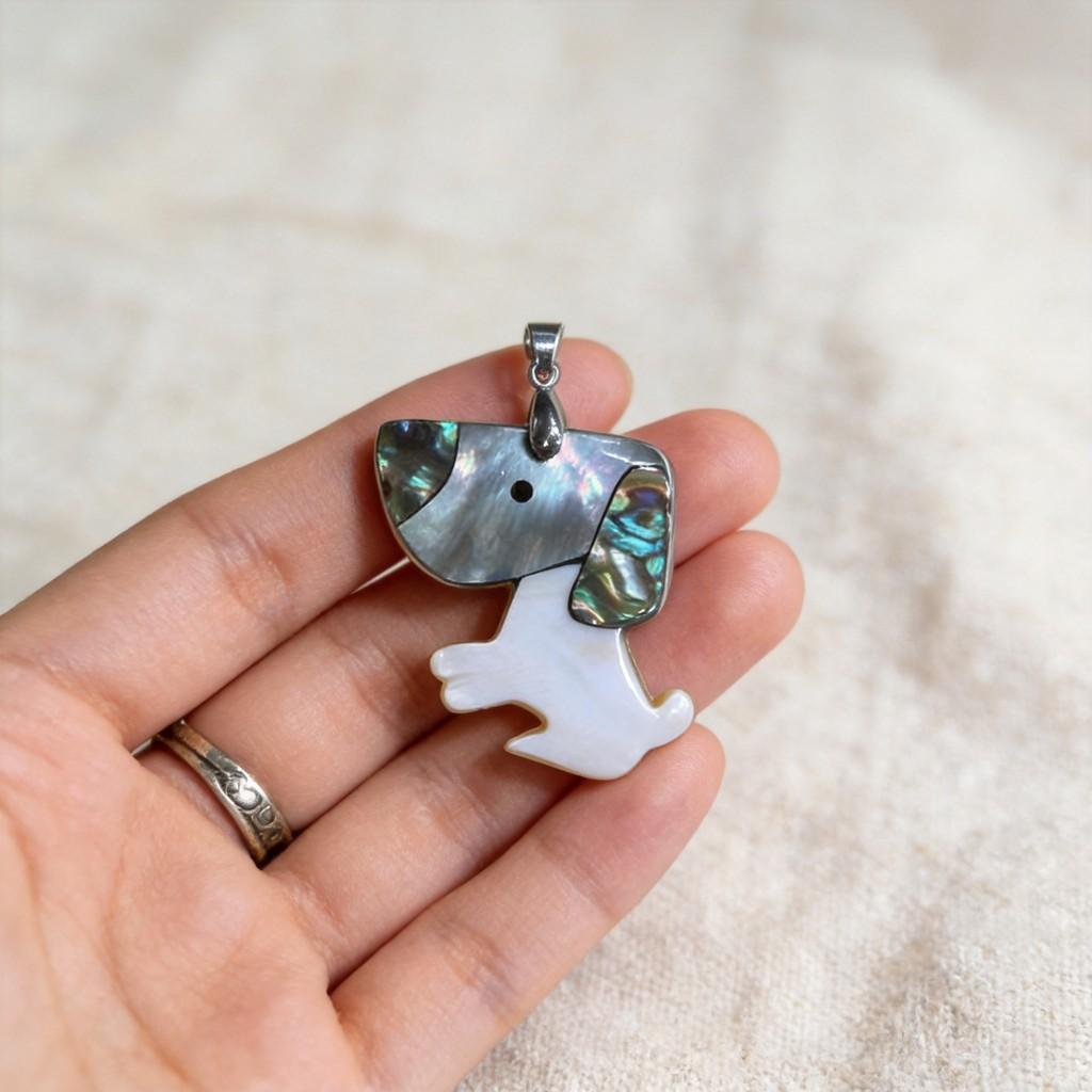 Collana Pendente con Conchiglia Zodiaco Animale Vintage con Perline Colorate Artigianali per Gioielli d'Arte