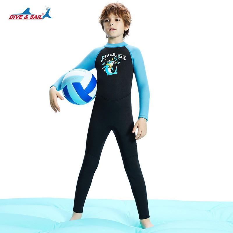 Children's Diving Suit 2.5MM Cold-proof Warm One-piece Boys Snorkeling Surfing Swimming Jellyfish