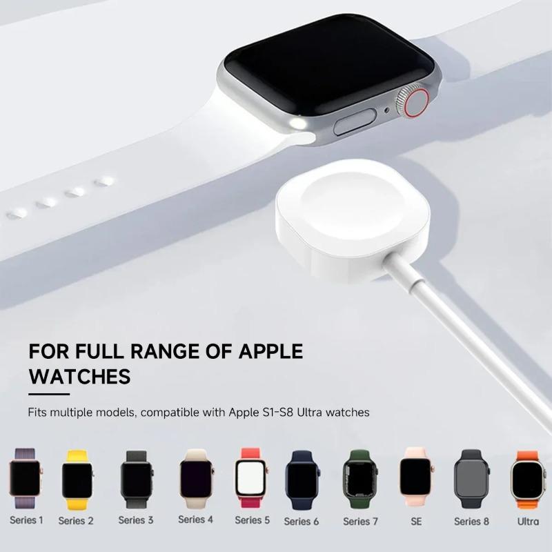 Magnetic Wireless Charger for Apple Watch Compatible with IWatch Series S1s9 Multi Cable Universal Charging Cord Portable Smart