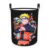Custom N-Narutoes Uzumaki Anime Laundry Basket Collapsible Cartoon Hamper for Nursery Toys Organizer Storage Bins