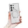 ins wind hand-painted puppy magnetic mobile phone case Samsung S24/S25Ultra transparent S26plus protective case