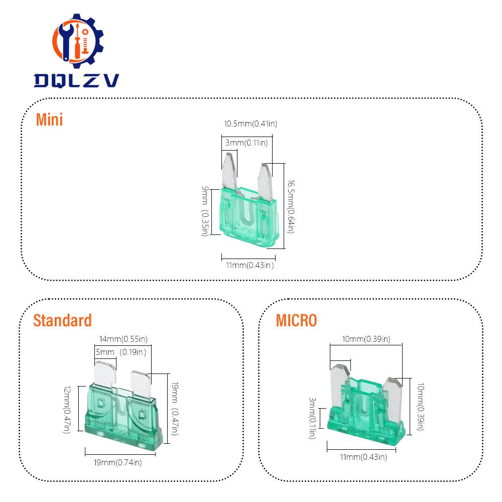5PCS Universal Car Fuse Holder PCB Panel Mount Insurance Blocks Safety Terminals 10A Micro Mini Small Medium Fuse Holders1
