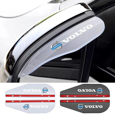 2 pièces Pare-soleil pour rétroviseur latéral arrière de voiture Bouclier Pare-pluie Sourcil Auto Accessoires Pour Xc60 V60 S60 V40 V50 S40 S80 C30 Xc40 Xc70