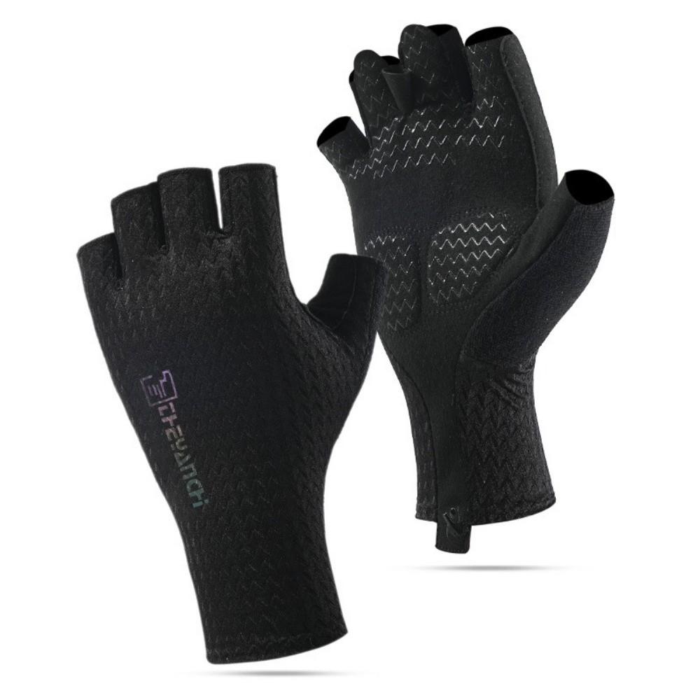 1Pair Breathable Cycling Bike Gloves Shock Absorption Bicycle Gloves Outdoor Sports